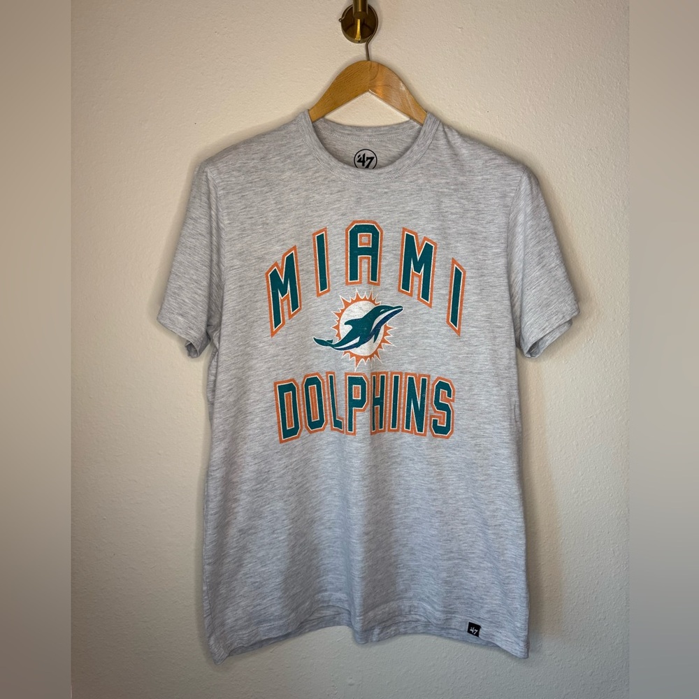 ’47 Brand Miami Dolphins Graphic Tee Size Large